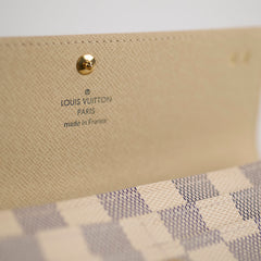 Louis Vuitton Sarah Wallet Damier Azur
