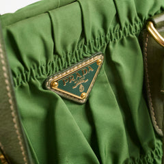Prada Nylon Tessuto Guafre Bag Green