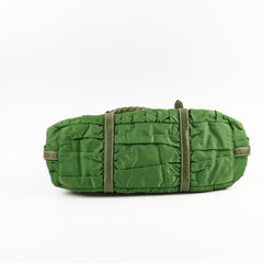 Prada Nylon Tessuto Guafre Bag Green