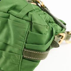 Prada Nylon Tessuto Guafre Bag Green