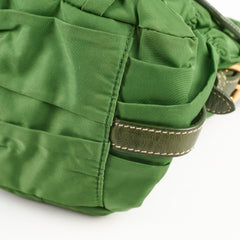 Prada Nylon Tessuto Guafre Bag Green