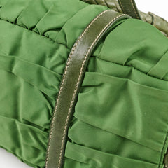 Prada Nylon Tessuto Guafre Bag Green