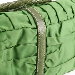 Prada Nylon Tessuto Guafre Bag Green