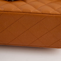 Chanel Small Classic Double Flap Caramel Cavia