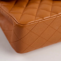 Chanel Small Classic Double Flap Caramel Cavia