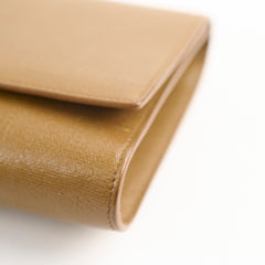Saint Laurent Chyc Clutch Tan