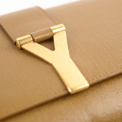 Saint Laurent Chyc Clutch Tan