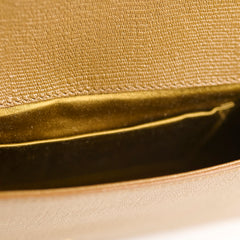 Saint Laurent Chyc Clutch Tan