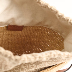 Loewe Pochette Mini Raffia Crossbody