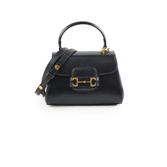 Gucci Horsebit 1955 Mini Top Handle Bag Black