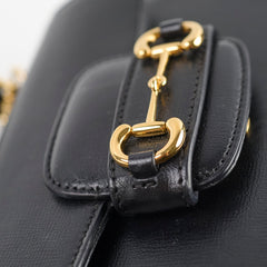 Gucci Horsebit 1955 Mini Top Handle Bag Black