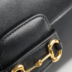 Gucci Horsebit 1955 Mini Top Handle Bag Black
