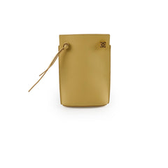 Loewe Pocket Leather Crossbody Yellow