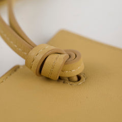 Loewe Pocket Leather Crossbody Yellow