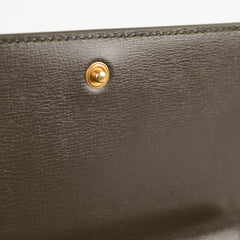 Saint Laurent Phone Case with Chain Olive