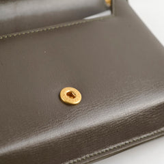 Saint Laurent Phone Case with Chain Olive