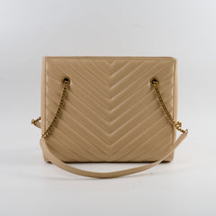Saint Laurent Tribeca Tote Beige