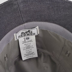 Hermes Bucket Hat Grey 59