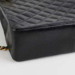 Chanel Vintage CC Locket Chain Tote Bag Black