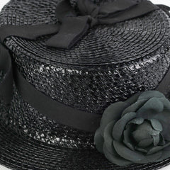 Chanel Black Vintage Hat