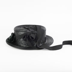Chanel Black Vintage Hat