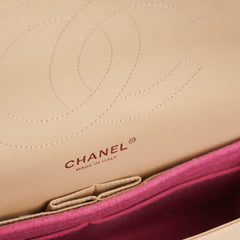 Chanel Classic Double Flap Jumbo Beige Caviar Bag