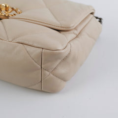 Chanel 19 Small Beige Crossbody Bag