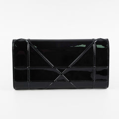 Christian Dior Diorama Black Patent Wallet On Chain WOC