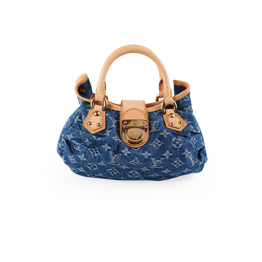 GM - Louis Vuitton Pleaty small model handbag in blue monogram
