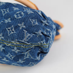 Louis Vuitton Pleaty Denim Handbag