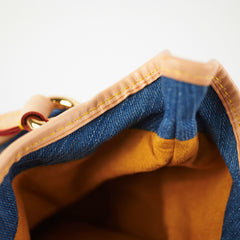 Louis Vuitton Pleaty Denim Handbag