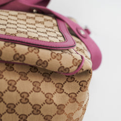 Gucci Baby Bag with Changemat Monogram Pink
