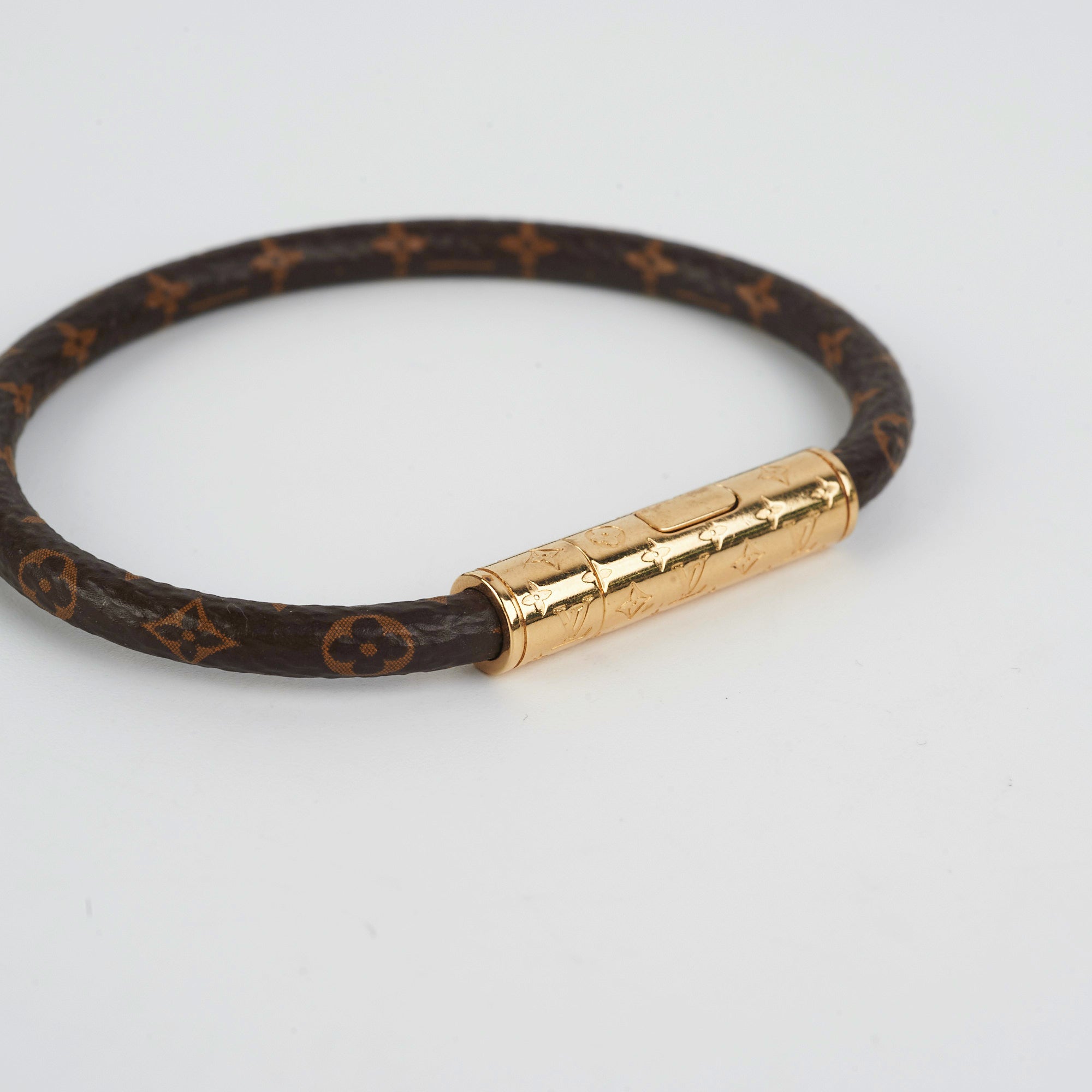 Louis Vuitton Monogram Confidential Bracelet Size 19 - THE PURSE