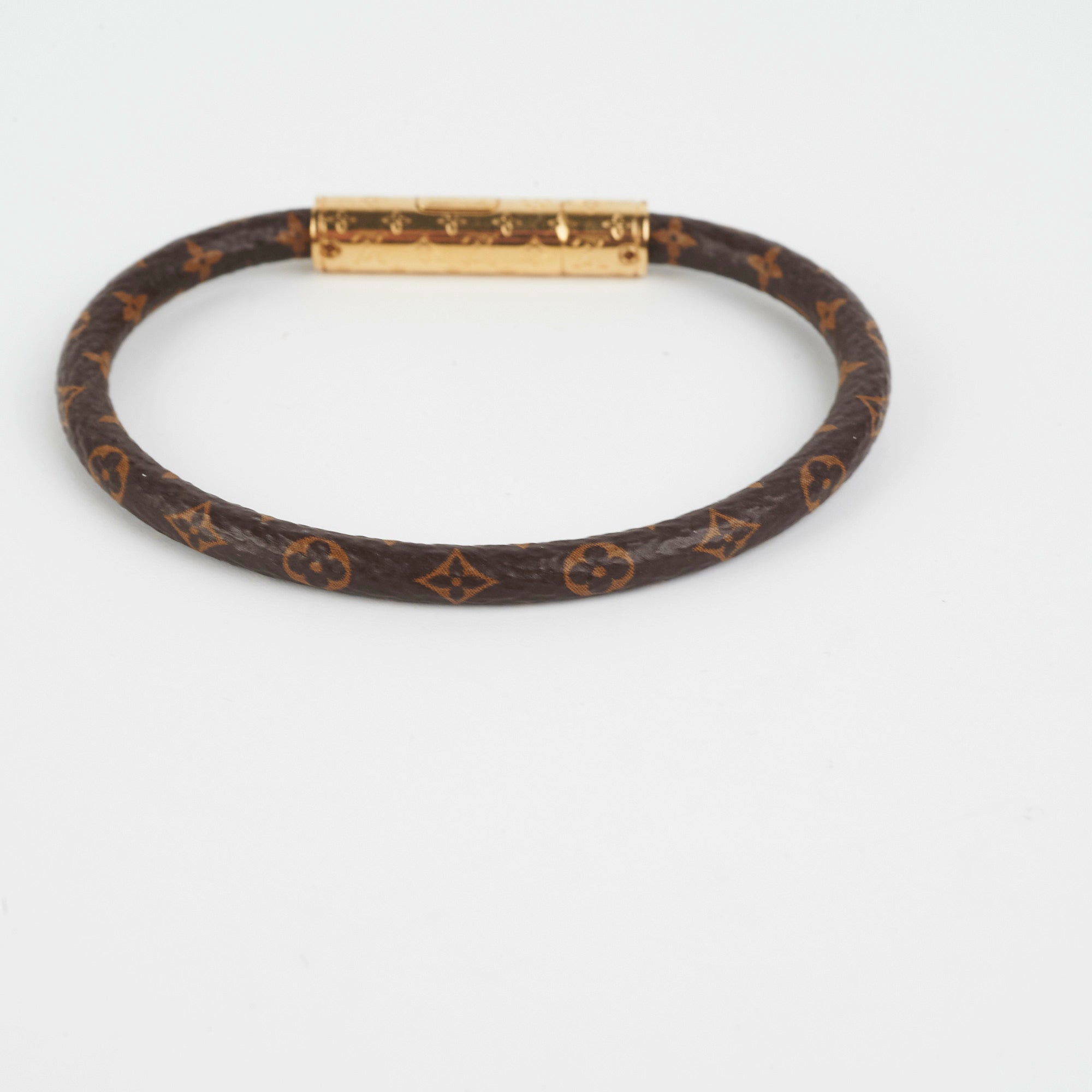 LOUIS VUITTON Monogram Confidential Bracelet 19 1240025