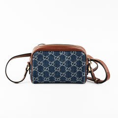 Gucci Ophidia Small Denim Crossbody Bag