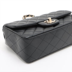 Chanel Mini Rectangular Lambskin Black Crossbody Bag (microchipped)HOLD
