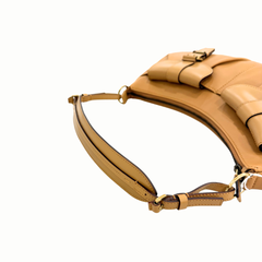 Christian Dior John Galliano Croissant Shoulder Bag Tan