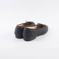 Chanel Ballerina Flat Size 37 Black