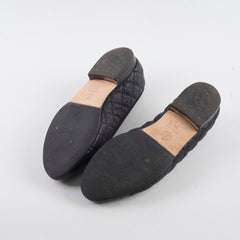 Chanel Ballerina Flat Size 37 Black