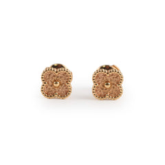 Van Cleef & Arpels Sweet Alhambra Earrings Rose Gold