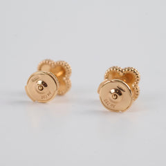 Van Cleef & Arpels Sweet Alhambra Earrings Rose Gold