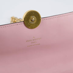 Louis Vuitton Flore Chain Wallet On Chain Monogram Pink