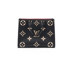 Louis Vuitton On The Go MM Empriente Black/Beige