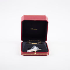 Cartier Yellow Gold Size 17 Classic Model Love Bracelet 2025