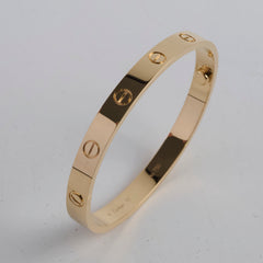 Cartier Yellow Gold Size 17 Classic Model Love Bracelet 2025