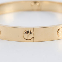 Cartier Yellow Gold Size 17 Classic Model Love Bracelet 2025