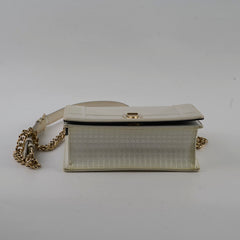 Dior Diorama Small White Pearl