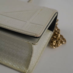 Dior Diorama Small White Pearl