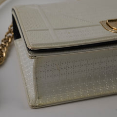 Dior Diorama Small White Pearl