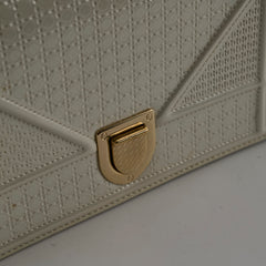 Dior Diorama Small White Pearl